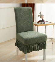 6 Pcs Light Coffee Universal Dining Chair Cover